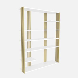 Hanah Home Jenny - Blanco y Oro